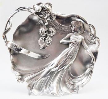 Platter - metal - W.M.F. - 1905 Platter - metal - W.M.F. - 1905