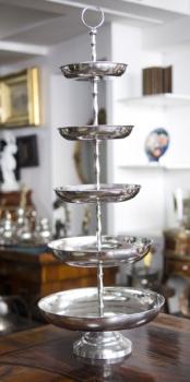 Pedestal Bowl - metal Pedestal Bowl - metal