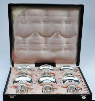 Cofee Set - porcelain, silver - 1925