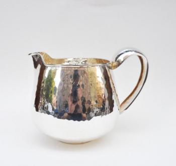 Small teapot - hammered silver - 1950